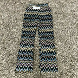 NWT Urban Outfitters Chevron Print Bell Bottom BOHO